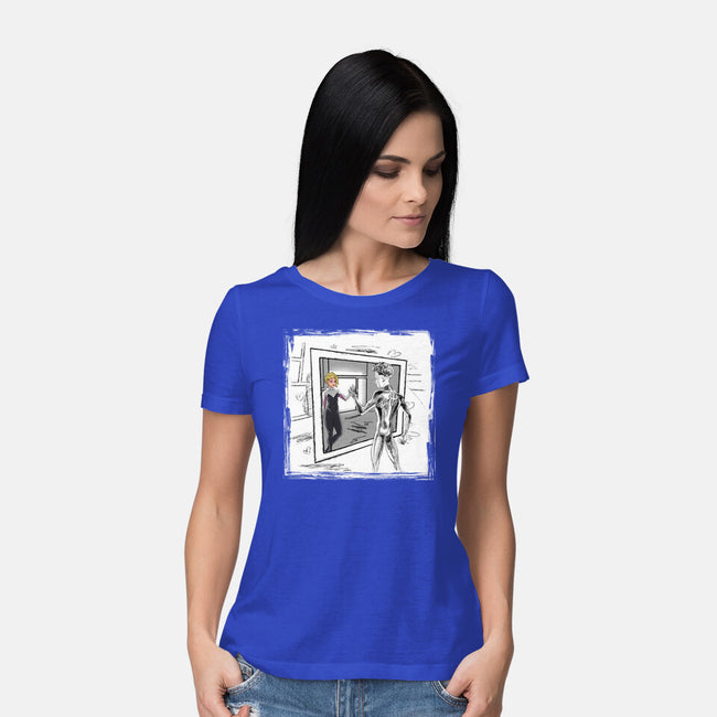Take On Me Gwen-Womens-Basic-Tee-zascanauta