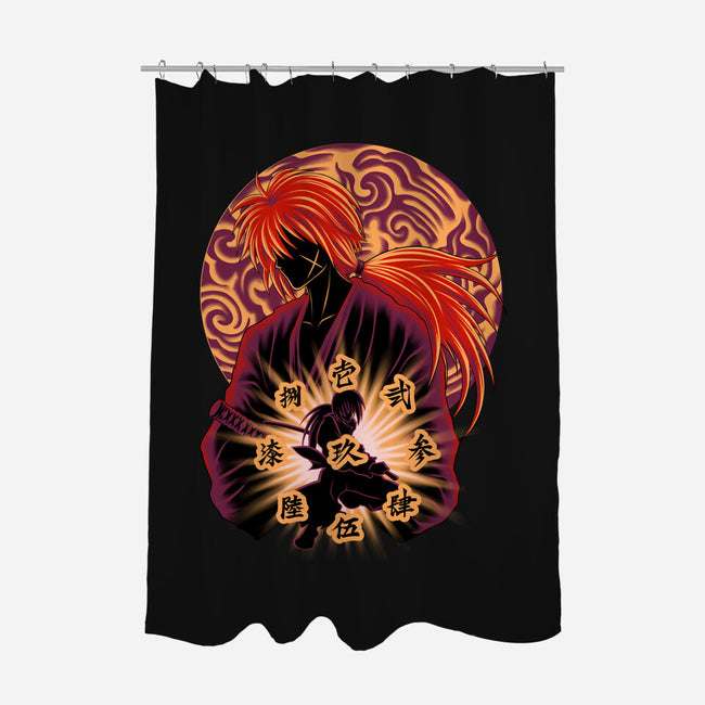 Flying Heaven Sword-None-Polyester-Shower Curtain-rmatix