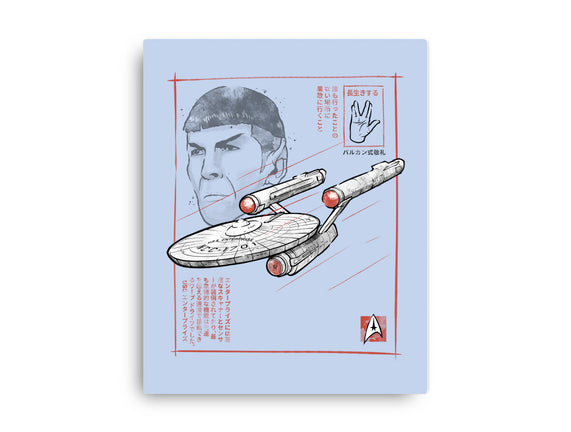 USS Enterprise Sumi-e