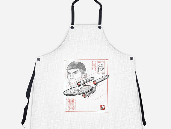USS Enterprise Sumi-e