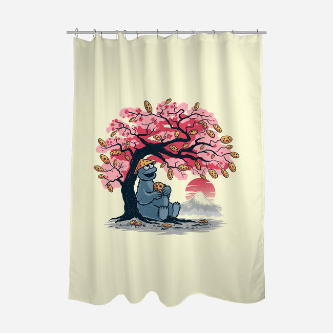 Cookie Blossom-None-Polyester-Shower Curtain-erion_designs