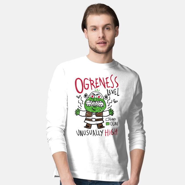 Ogreness Level-Mens-Long Sleeved-Tee-demonigote