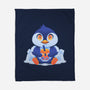 Bubble Tea Penguin-None-Fleece-Blanket-FunkVampire