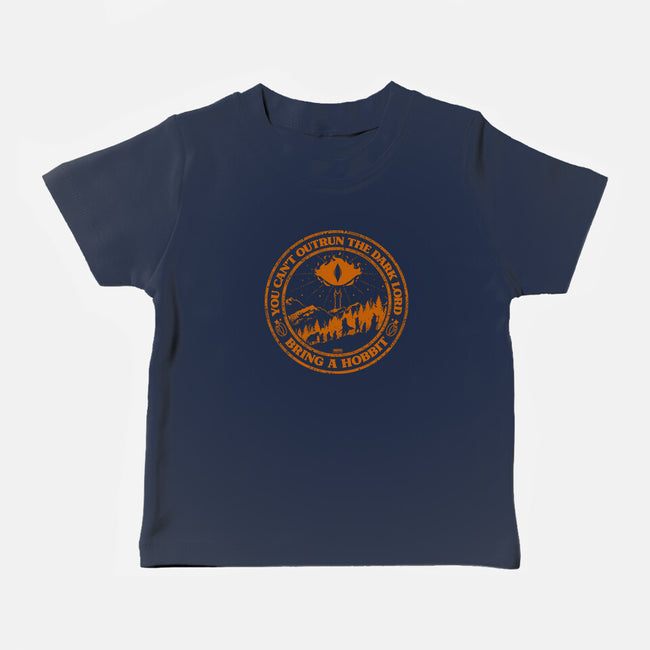 Always Bring A Hobbit-Baby-Basic-Tee-worlddominationforcats