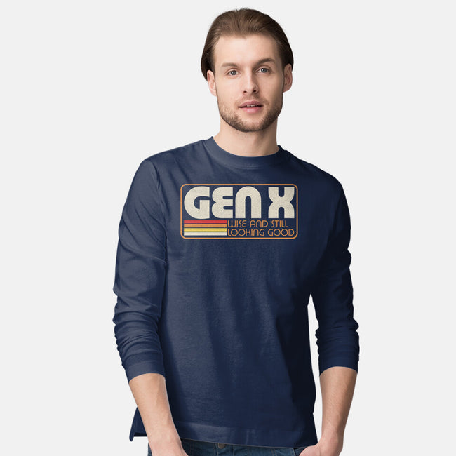 Gen X Vintage Quote-Mens-Long Sleeved-Tee-Studio Mootant