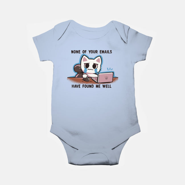 They Have Not Found Me Well-Baby-Basic-Onesie-TechraNova