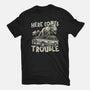 Here Comes Trouble-Mens-Basic-Tee-momma_gorilla
