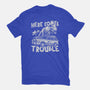 Here Comes Trouble-Mens-Basic-Tee-momma_gorilla