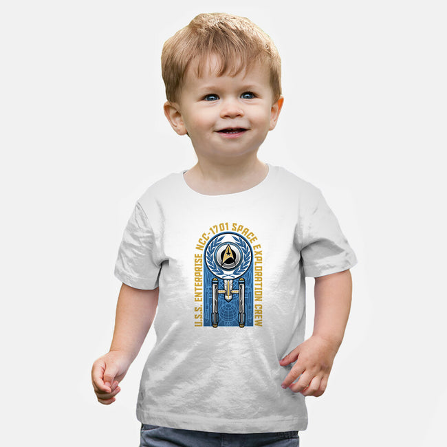 Space Exploration-Baby-Basic-Tee-momma_gorilla