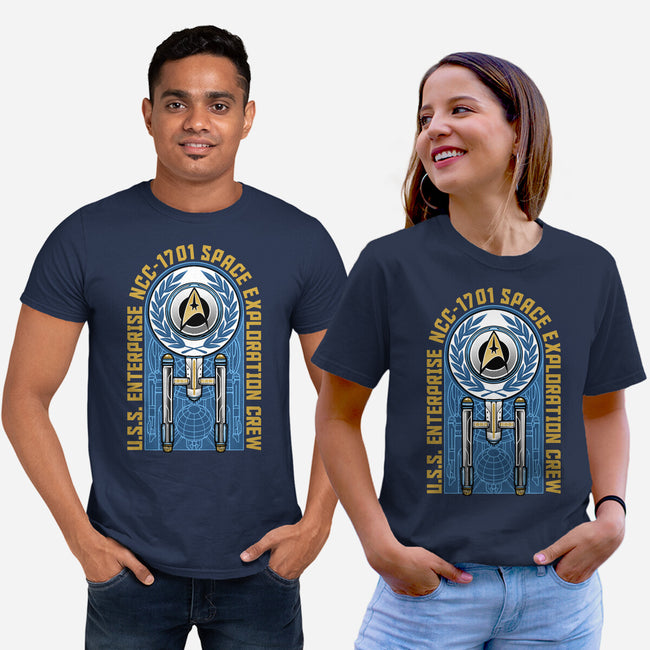 Space Exploration-Unisex-Basic-Tee-momma_gorilla