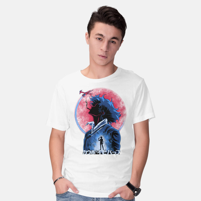 Spike Space Cowboy-Mens-Basic-Tee-rmatix