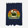 Pre Internet Beagle-None-Polyester-Shower Curtain-erion_designs