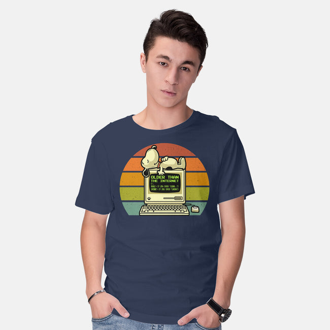 Pre Internet Beagle-Mens-Basic-Tee-erion_designs
