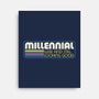 Millennial Vintage Quote-None-Stretched-Canvas-Studio Mootant