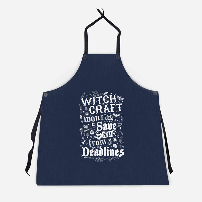 Witch Deadlines-Unisex-Kitchen-Apron-Nemons