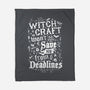 Witch Deadlines-None-Fleece-Blanket-Nemons