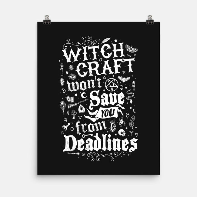 Witch Deadlines-None-Matte-Poster-Nemons