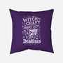 Witch Deadlines-None-Removable Cover w Insert-Throw Pillow-Nemons