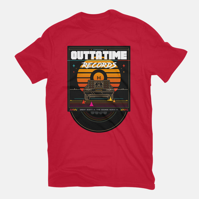 Outta Time Records-Womens-Basic-Tee-BadBox