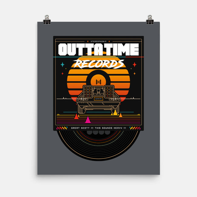 Outta Time Records-None-Matte-Poster-BadBox