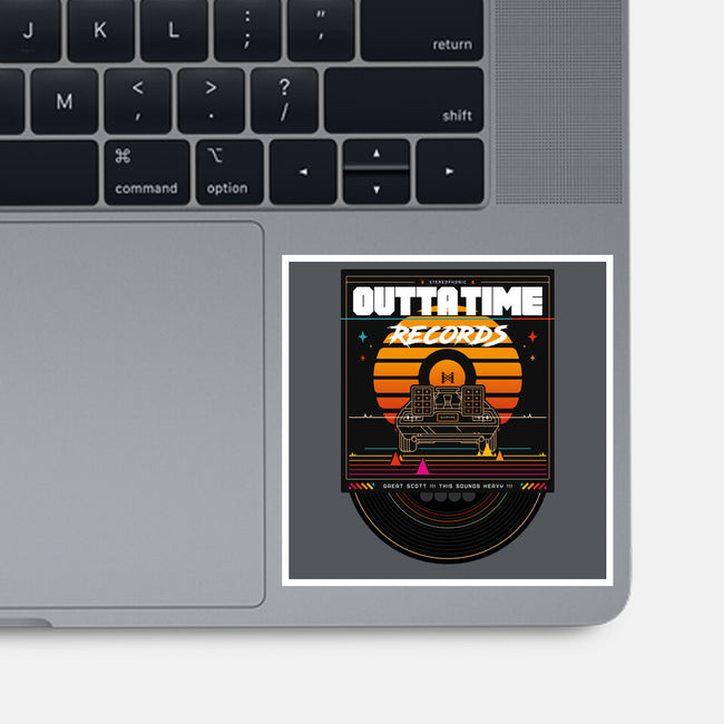 Outta Time Records-None-Glossy-Sticker-BadBox