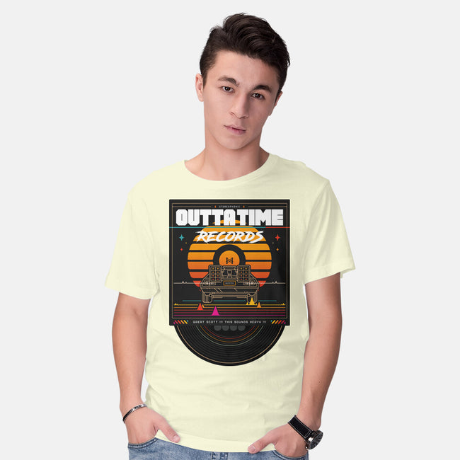 Outta Time Records-Mens-Basic-Tee-BadBox