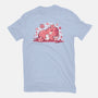 Pink Spring Friends-Womens-Fitted-Tee-TechraNova