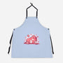 Pink Spring Friends-Unisex-Kitchen-Apron-TechraNova