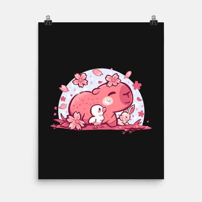 Pink Spring Friends-None-Matte-Poster-TechraNova