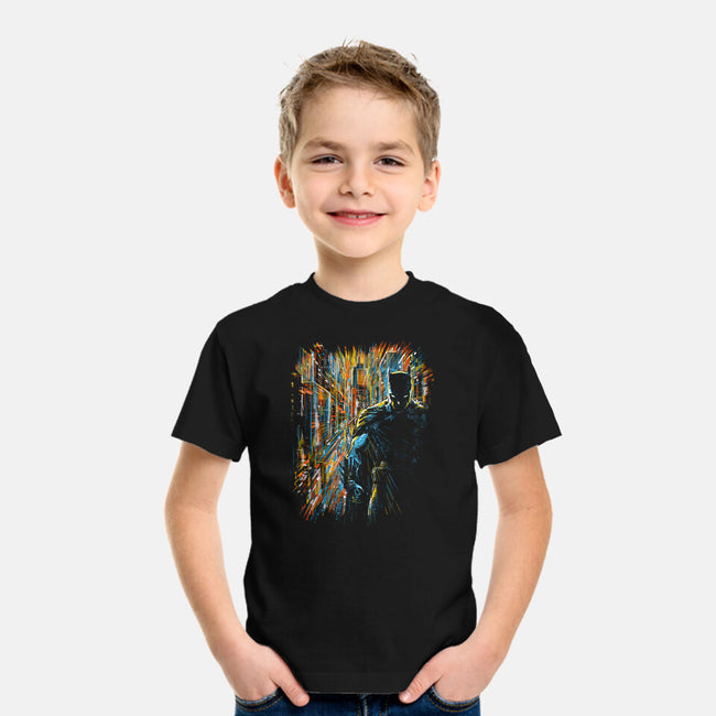 The Bat And The City-Youth-Basic-Tee-kharmazero
