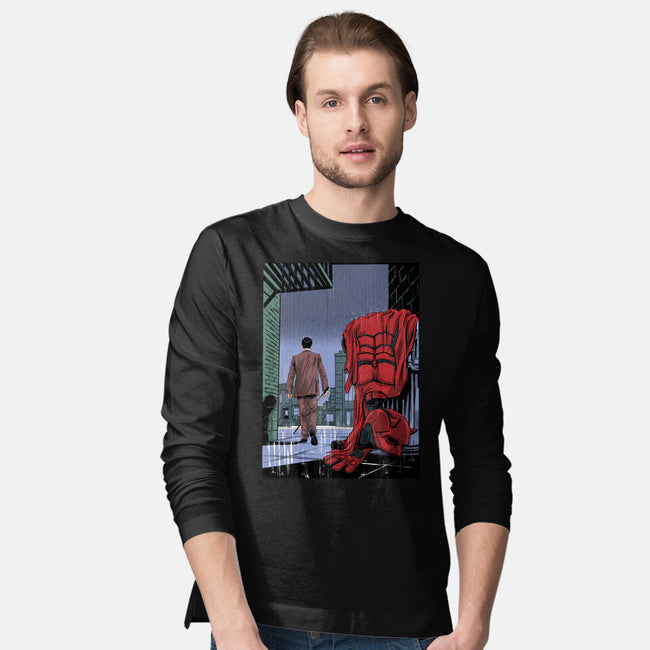 Daredevil No More-Mens-Long Sleeved-Tee-zascanauta