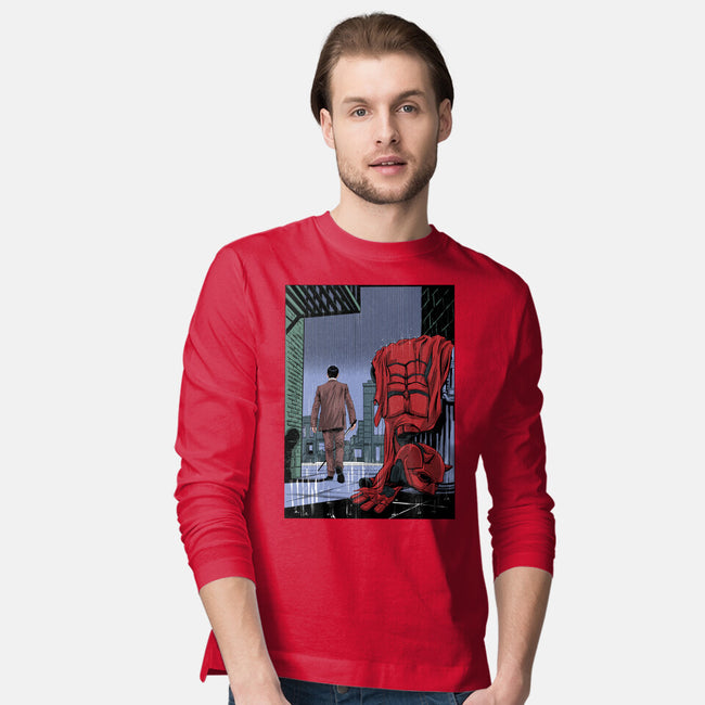 Daredevil No More-Mens-Long Sleeved-Tee-zascanauta