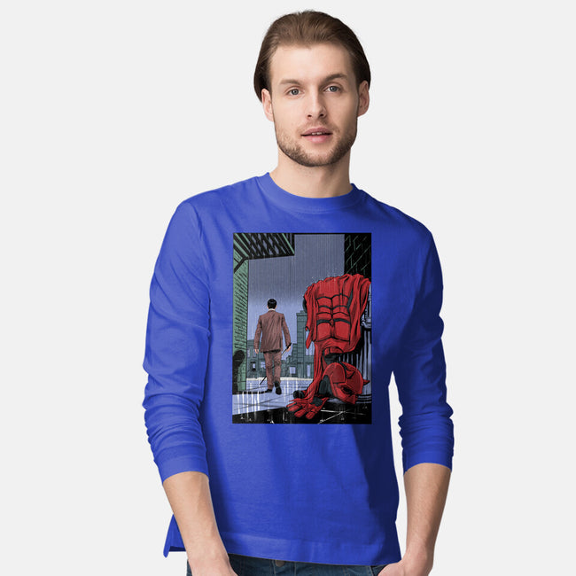 Daredevil No More-Mens-Long Sleeved-Tee-zascanauta