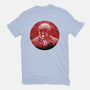 Galaxy Crimson Vigilante-Womens-Basic-Tee-Astrobot Invention