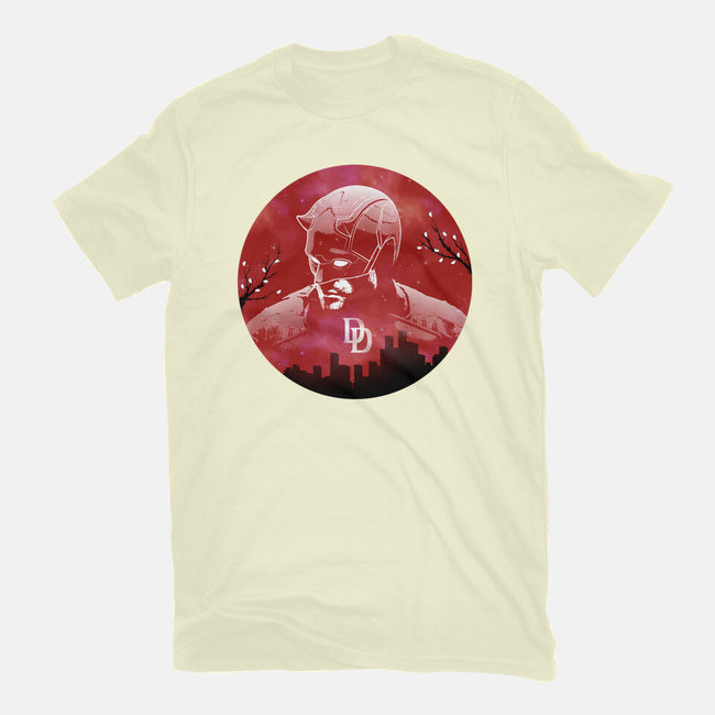 Galaxy Crimson Vigilante-Mens-Basic-Tee-Astrobot Invention