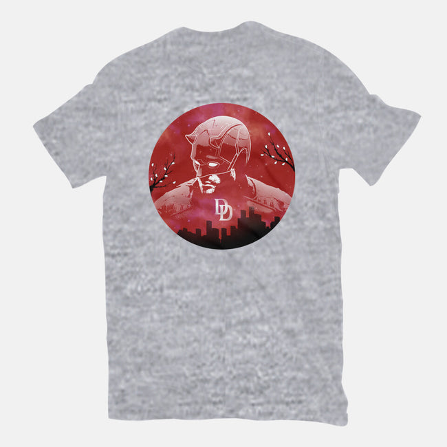 Galaxy Crimson Vigilante-Mens-Basic-Tee-Astrobot Invention