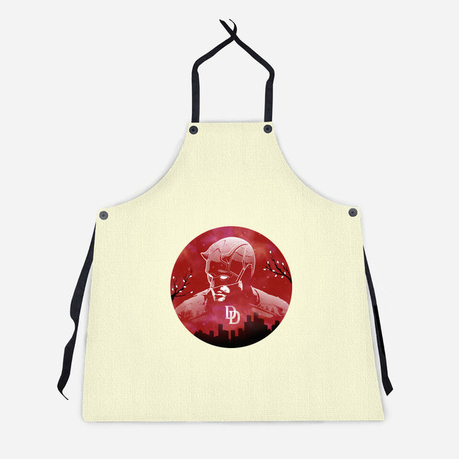 Galaxy Crimson Vigilante-Unisex-Kitchen-Apron-Astrobot Invention