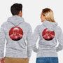 Galaxy Crimson Vigilante-Unisex-Zip-Up-Sweatshirt-Astrobot Invention
