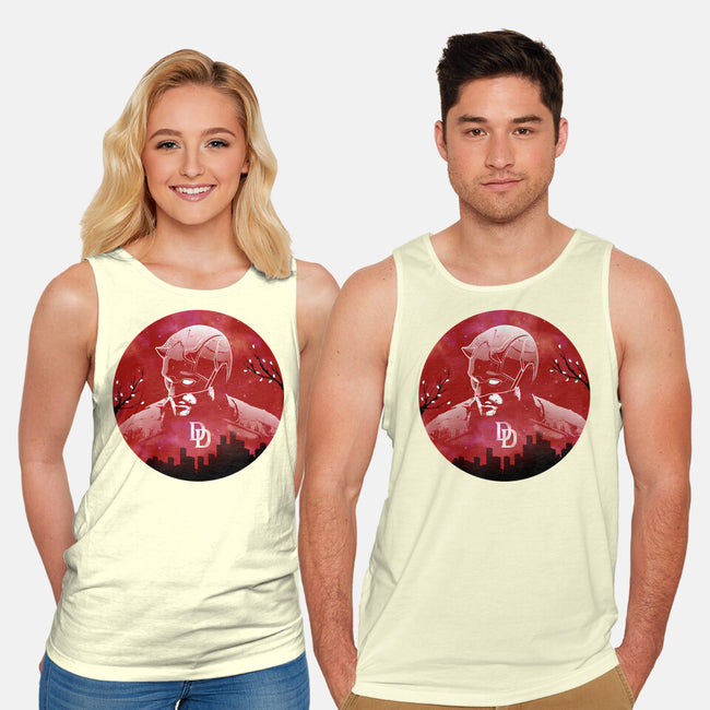 Galaxy Crimson Vigilante-Unisex-Basic-Tank-Astrobot Invention