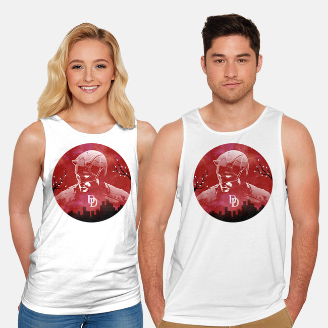 Galaxy Crimson Vigilante-Unisex-Basic-Tank-Astrobot Invention