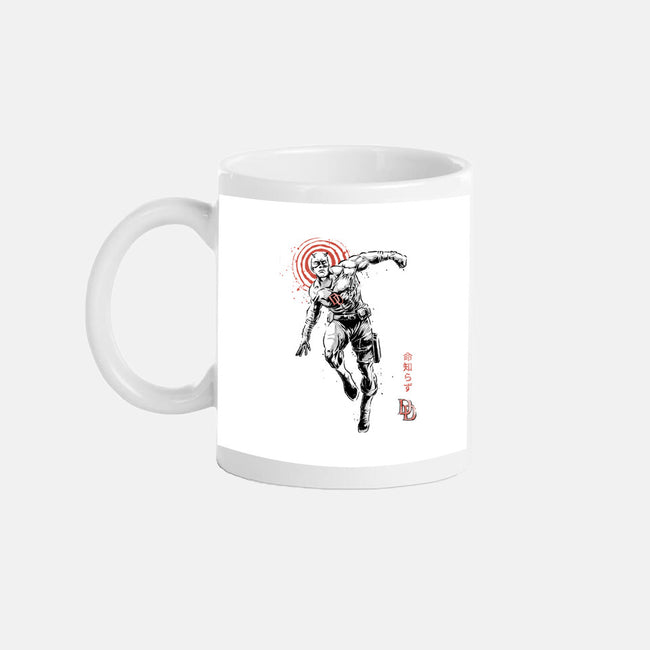 Scarlet Vigilante Sumi-E-None-Mug-Drinkware-Astrobot Invention