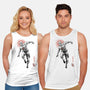Scarlet Vigilante Sumi-E-Unisex-Basic-Tank-Astrobot Invention