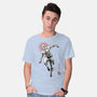 Scarlet Vigilante Sumi-E-Mens-Basic-Tee-Astrobot Invention