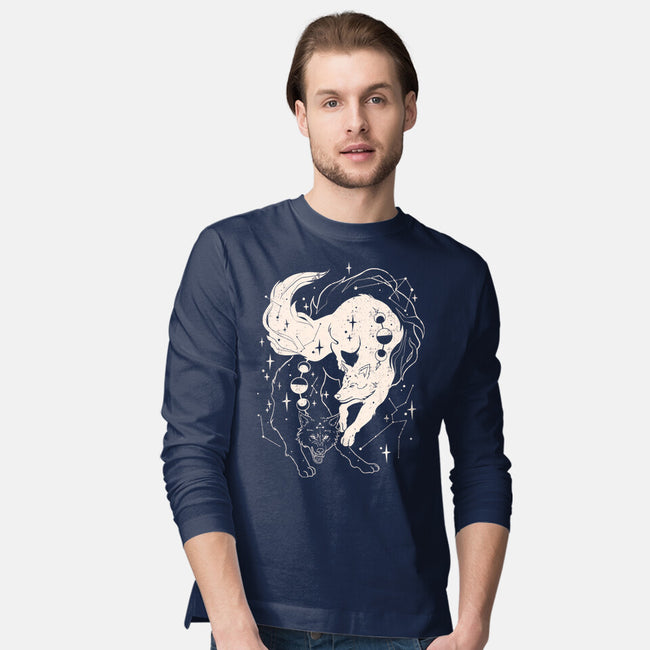 Tamed Wolf-Mens-Long Sleeved-Tee-yumie