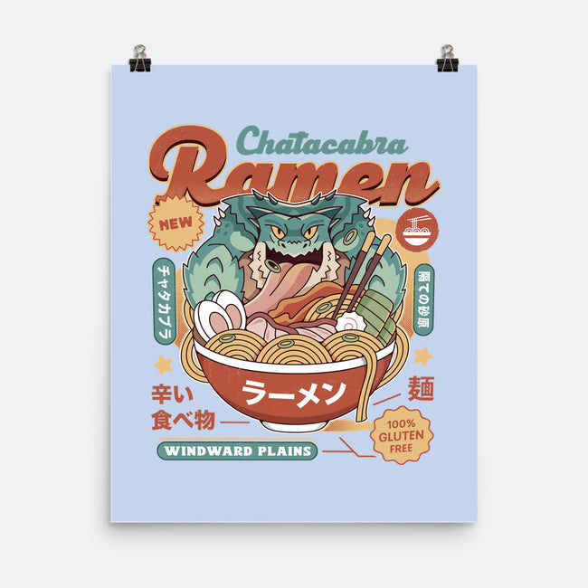 Chatacabra Ramen Vintage-None-Matte-Poster-LAGELANTEE