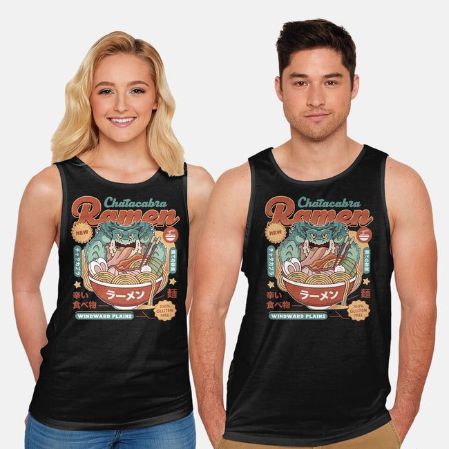 Chatacabra Ramen Vintage-Unisex-Basic-Tank-LAGELANTEE