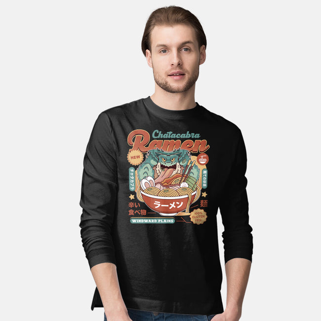 Chatacabra Ramen Vintage-Mens-Long Sleeved-Tee-LAGELANTEE