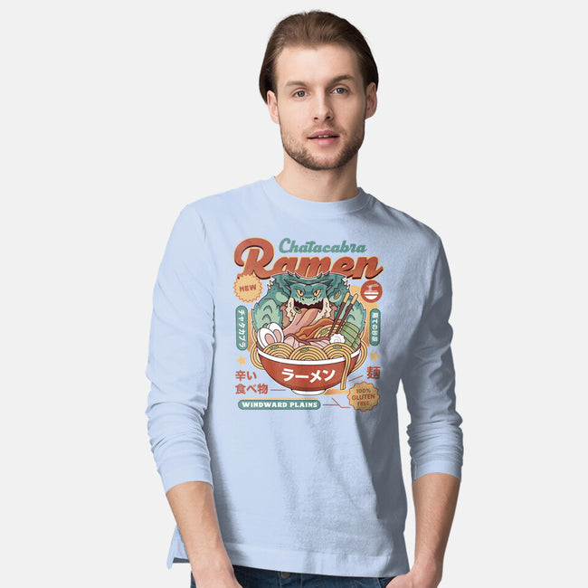 Chatacabra Ramen Vintage-Mens-Long Sleeved-Tee-LAGELANTEE