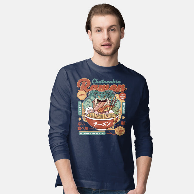 Chatacabra Ramen Vintage-Mens-Long Sleeved-Tee-LAGELANTEE