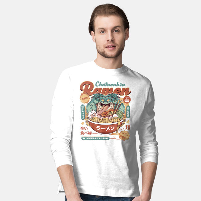 Chatacabra Ramen Vintage-Mens-Long Sleeved-Tee-LAGELANTEE